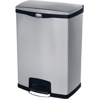Slim Jim&reg; Waste Container, Stainless Steel, 24 US gal. Capacity The Estey Group