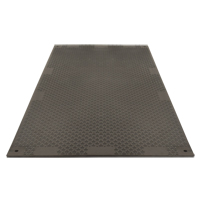 Medium-Duty Ground Protection, 4' x 8', High Density Polyethylene, Smooth/Textured, Black The Estey Group