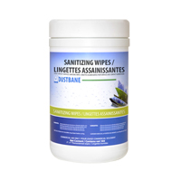 Lingettes d&eacute;sinfectantes pour les surfaces en contact avec les aliments, 6" x 10", 100 lingettes The Estey Group