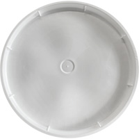 Pail with Lid, Plastic, 5.25 gal. The Estey Group