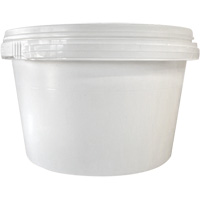 Pail with Lid, Plastic, 1.03 gal. The Estey Group