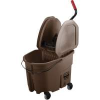 WaveBrake&reg; Mop Bucket & Wringer Combo Pack, Down Press, 8.75 US Gal.(35 Quart), Brown The Estey Group