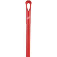 Ultra Hygiene Handle, Broom/Scraper/Squeegee, Red, Ergonomic, 59" L The Estey Group