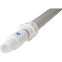 Handle, Broom/Scraper/Squeegee, White, Telescopic, 62" - 113" L The Estey Group