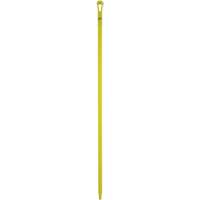 Ultra Hygiene Handle, Broom/Scraper/Squeegee, Yellow, Ergonomic, 59" L The Estey Group
