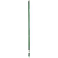 Manche de brosse pour plateforme, Brosse/Support &agrave; tampon, Vert, T&eacute;lescopique, 62"-113" lo The Estey Group