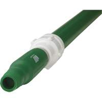Manche de brosse pour plateforme, Brosse/Support &agrave; tampon, Vert, T&eacute;lescopique, 62"-113" lo The Estey Group