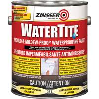 Watertite&reg; Mold & Mildew-Proof Waterproofing Paint, White, Eggshell, 3.78 L, Gallon The Estey Group