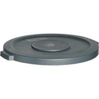 Waste Container Lid, Flat Lid, Plastic, Fits Container Size: 24" Dia. The Estey Group