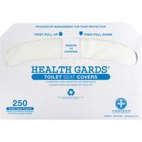 Couvre-si&egrave;ges de toilettes pli&eacute;s en deux Health Gards The Estey Group