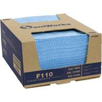Chiffons de choix pour comptoir SaniWorks, Bleu/Blanc The Estey Group