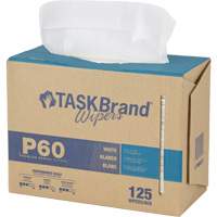 TaskBrand&reg; P60 Premium Series Wipers, All-Purpose, 16-3/4" L x 8-1/4" W The Estey Group