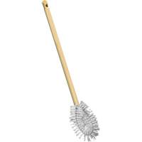 HD Toilet Brush with Wire Centre, 20" L, Polypropylene Bristles, Yellow The Estey Group