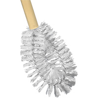 HD Toilet Brush with Wire Centre, 20" L, Polypropylene Bristles, Yellow The Estey Group