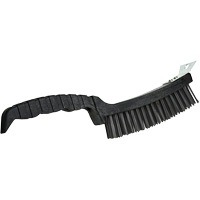 Scratch Brush, Steel, 4 x 17 Wire Rows, 12" Long The Estey Group