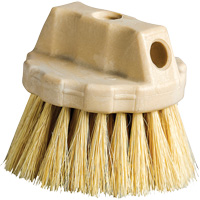 Brosse de nettoyage ronde, 5" l, Soies Tampico, Beige The Estey Group