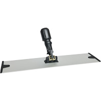 Support de vadrouille &agrave; &eacute;pousseter en microfibres &agrave; boucles et crochets, 18", Aluminium The Estey Group