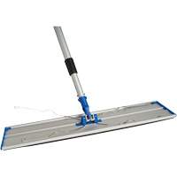 Support de vadrouille &agrave; &eacute;pousseter Static Attack avec manche t&eacute;lescopique, 24", Aluminium The Estey Group