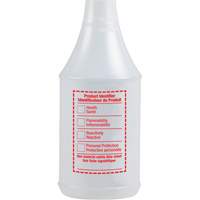 Round Spray Bottle with WHMIS Label, 24 oz. The Estey Group