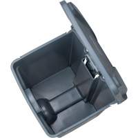 Step-On Garbage Can, Plastic, 12 US gal. Capacity The Estey Group
