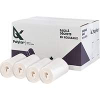 High Density Garbage Bags, Utility, 22" W x 20" L, 8 microns, Frosted, 23 L (6 Gal.) Capacity The Estey Group