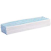 Disposable Mop Pad, Hook and Loop Style, Microfibre, 18" L x 4" W The Estey Group
