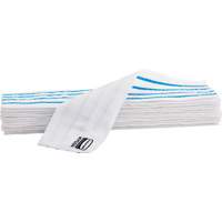 Disposable Mop Pad, Hook and Loop Style, Microfibre, 18" L x 4" W The Estey Group