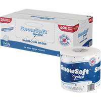 Snow Soft Premium Toilet Paper, 2 Ply, 600 Sheets/Roll, 145' Length, White The Estey Group