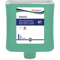 Nettoyant pour les mains, les cheveux et le corps Estesol, 2 L, For&ecirc;t tropicale, Cartouche en plastique The Estey Group