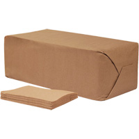 Pro Select&reg; Brown Napkins, 1 Ply, 12" x 12" The Estey Group