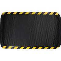 Hog Heaven Mat, Diamond, 3' x 5' x 5/8", Black/Yellow, Nitrile The Estey Group