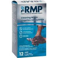 Individually Wrapped Cleaning Wipes, 12 Wipes, 8" x 9-1/2" The Estey Group