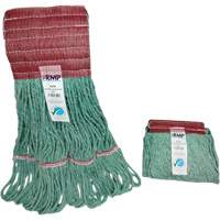 Wide-Band Mop Head, Antimicrobial/Floor Finishing/Specialty, Cotton/Rayon/Synthetic, Loop Style The Estey Group