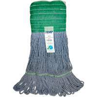 Wide-Band Mop Head, Antimicrobial/Floor Finishing/Specialty, Cotton/Rayon/Synthetic, Loop Style The Estey Group