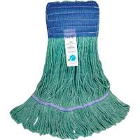 Wide-Band Mop Head, Antimicrobial/Floor Finishing/Specialty, Cotton/Rayon/Synthetic, Loop Style The Estey Group
