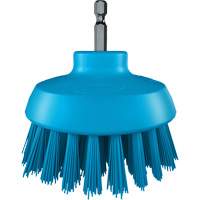 HyDrive Round Drill Brush, Extra Stiff Bristles, 3-1/10" Long, Blue The Estey Group