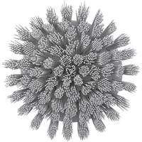 HyDrive Round Drill Brush, Extra Stiff Bristles, 3-1/10" Long, White The Estey Group