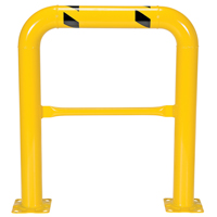 High Profile Machinery Guards, 3' W x 3.5' H, Yellow The Estey Group