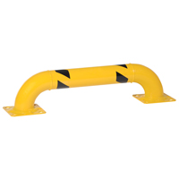 Low Profile Rack Guards, 3' W x 0.75' H, Yellow The Estey Group