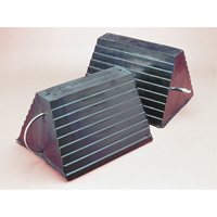 Wheel Chock, 9" x 8" x 6", Black The Estey Group