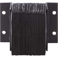 Laminated Dock Bumpers, Horizontal, Rubber, 12" W x 4" D x 10" H The Estey Group