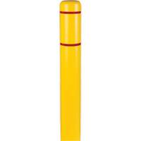 Polyethylene Bollard Covers, 6-5/8" Dia. x 72" L, Yellow The Estey Group