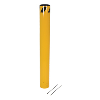 Bornes &agrave; couler, Acier, 36-1/2" h x 5-9/16" la, Jaune The Estey Group