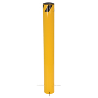 Bornes &agrave; couler, Acier, 36-1/2" h x 5-9/16" la, Jaune The Estey Group