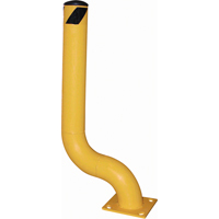 Borne d&eacute;sax&eacute;e, Acier, 48-1/8" h x 8" la, Jaune The Estey Group