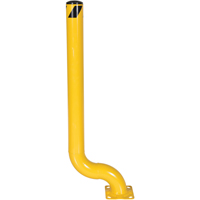 Borne d&eacute;sax&eacute;e, Acier, 54" h x 4-1/2" la, Jaune The Estey Group