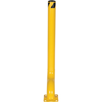 Borne d&eacute;sax&eacute;e, Acier, 54" h x 4-1/2" la, Jaune The Estey Group