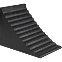 Wheel Chock, 9-7/8" x 7-1/8" x 7-1/2", Black The Estey Group