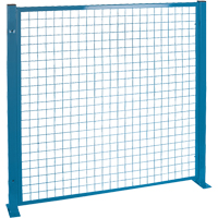 Perimeter Guards - Mesh Style, 4' H x 4' W, Blue The Estey Group