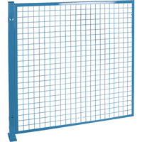 Perimeter Guards - Mesh Style, 4' H x 4' W, Blue The Estey Group